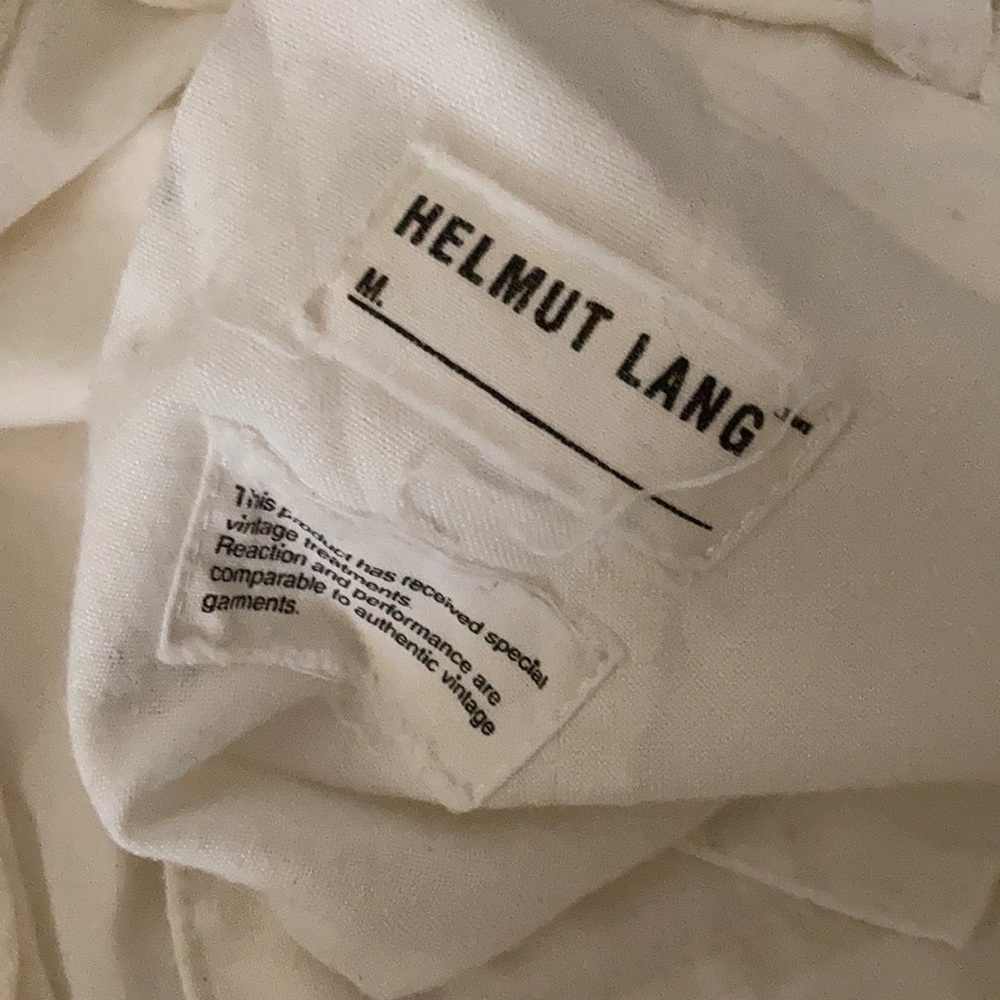 White cotton pants